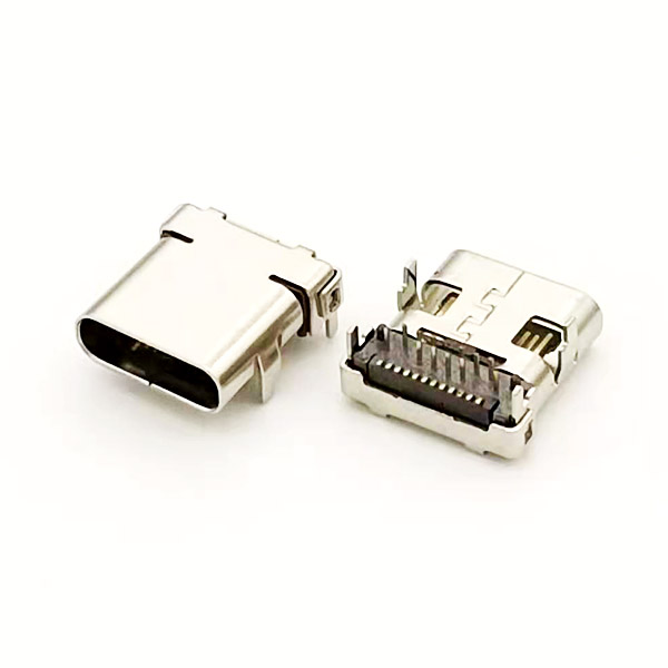 USB TYPE C 24P板上；單殼 10.0；8.65長
