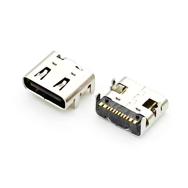 USB TYPE C 16P板上；殼子帶彈DIP+SMT